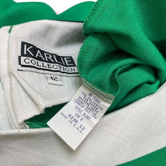 Vintage 80s Karlie Collection Short Sleeve Sheath Dress - Picture 6 of 6